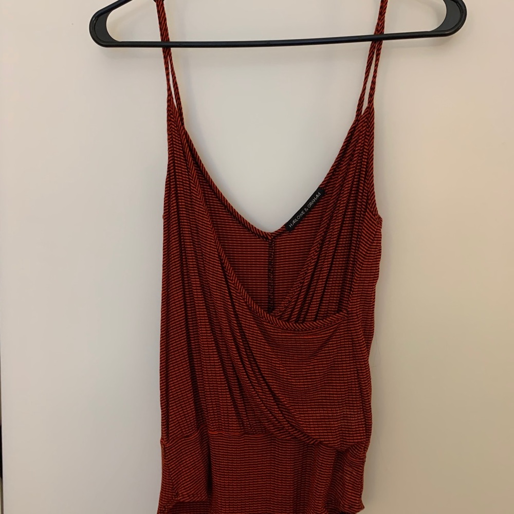 Red and black bodysuit